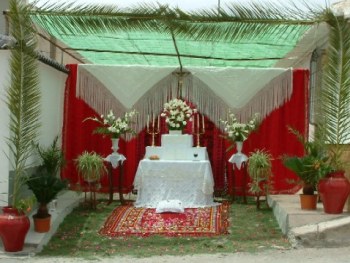 Altar en la calle del Horno.