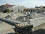 Vista del solar donde se construirán las casas.